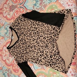 White Birch XL Cheetah top